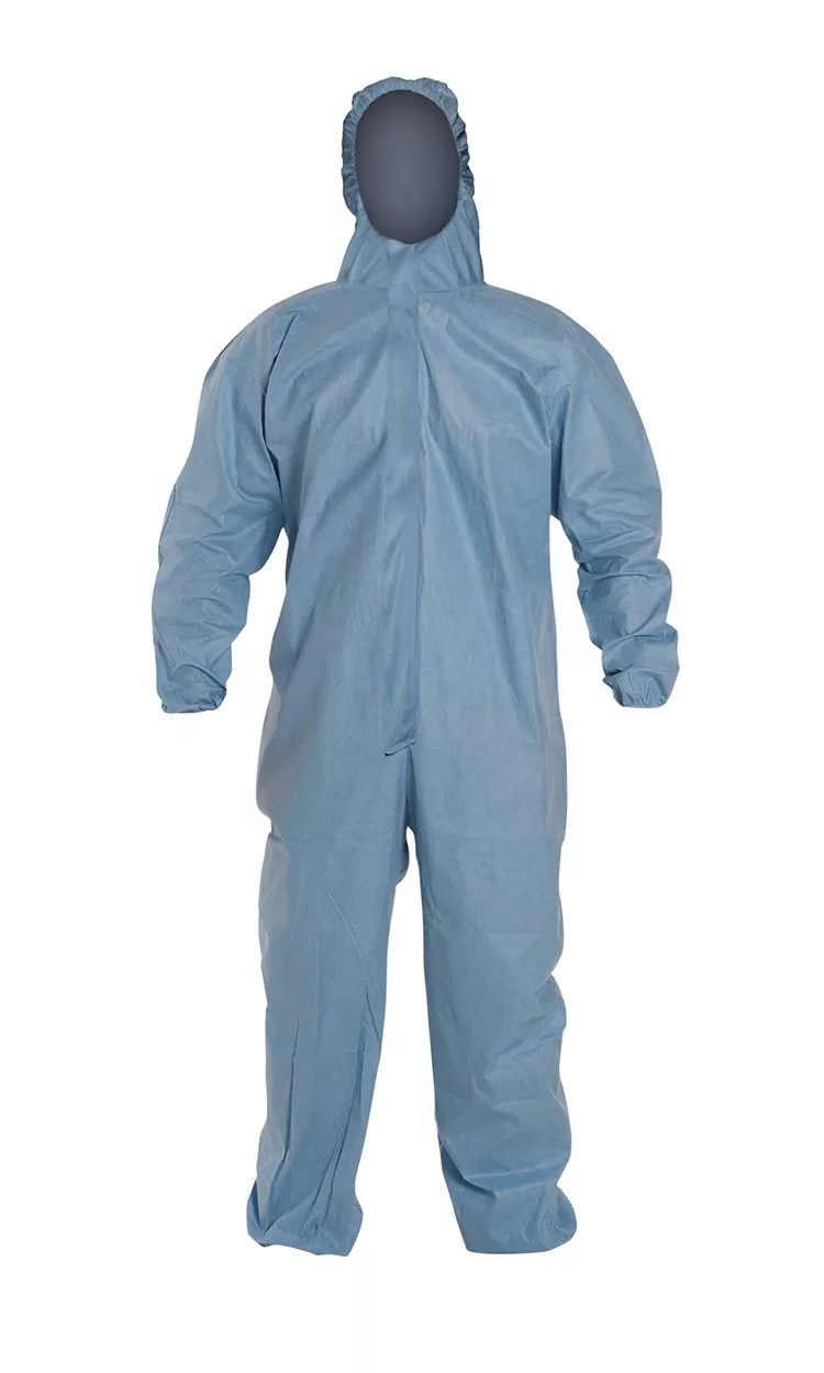 MCR Safety Garments Tyvek ProShield 6 SBlue Cvrll No Hood (TM120SBUXL)