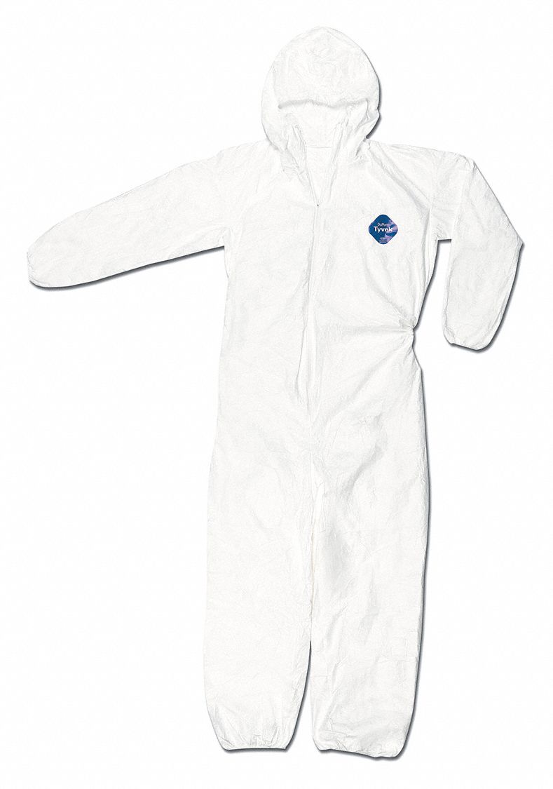 MCR Safety Garments Tyvek Coverall W/ Hood (TY127SXL)