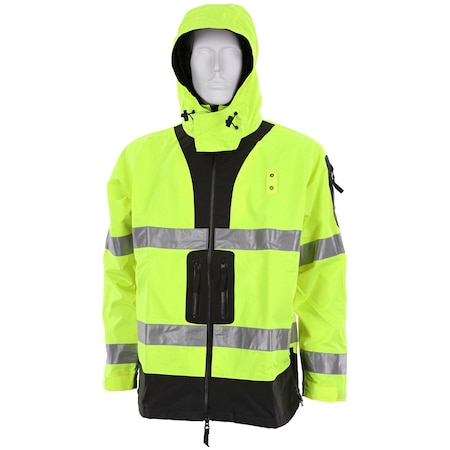 MCR Safety Garments UltraTech, Poly/PU Class 3 Jacket W/H X3 (UT38JHX3)