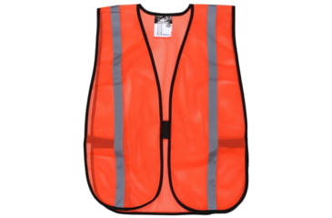 MCR Safety Garments Poly, Mesh Safety Vest, 1 Silver Stripe, (V211SR)