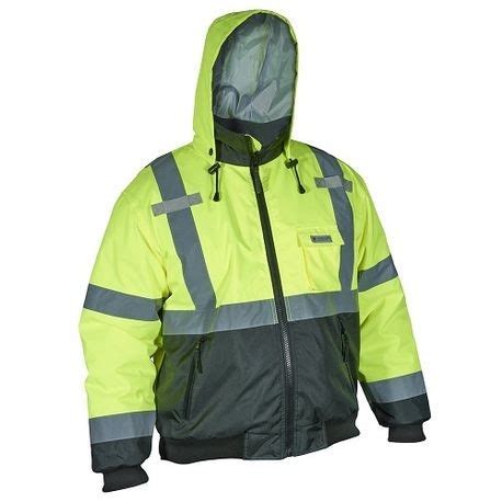 MCR Safety Garments Bomber Jacket 2 Tone W/ Silver Stripes (VBBCL3LX3)
