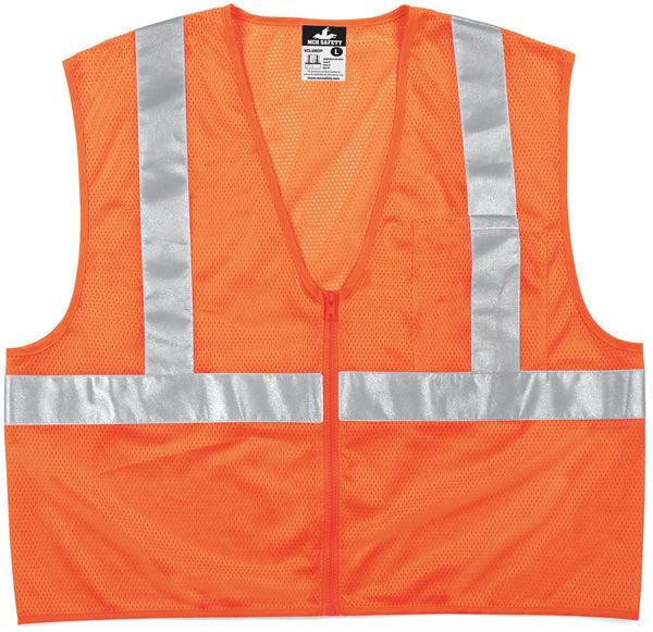 MCR Safety Garments Value Class 2, 2 pockets, Orange XL (VCL2MOPXL)
