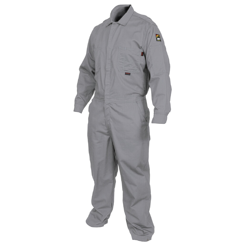 MCR Safety FR Garments Contractor Coverall Maxcomfort FR Gray L (CCMGL)