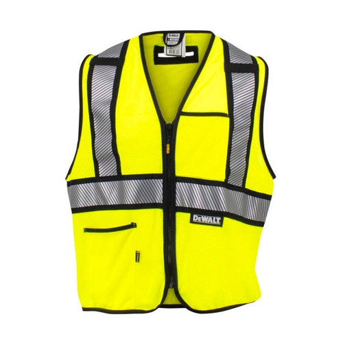 MCR Safety FR Garments Fr Modacrylic Vest,CL3,Mesh Lime S (FRMCL3MLS)