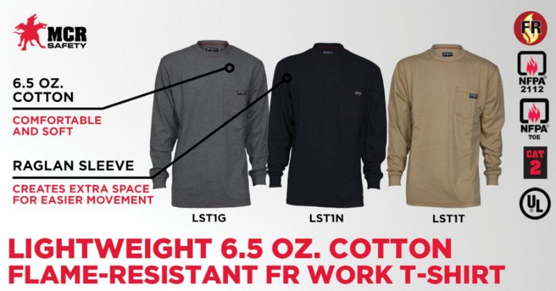 MCR Safety FR Garments FR Long Sleeve Shirt Tan X4 (LST1TX4)