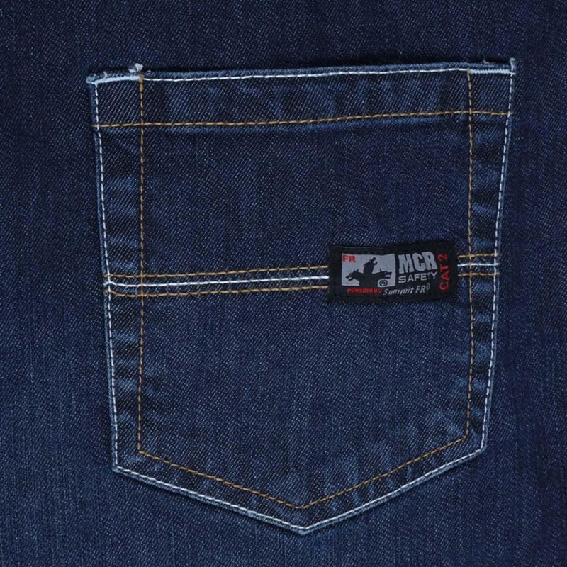 MCR Safety FR Garments FR Denim Blue Pants 4432 (P1D4432)