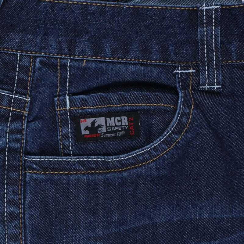 MCR Safety FR Garments FR Denim Blue Pants 4434 (P1D4434)