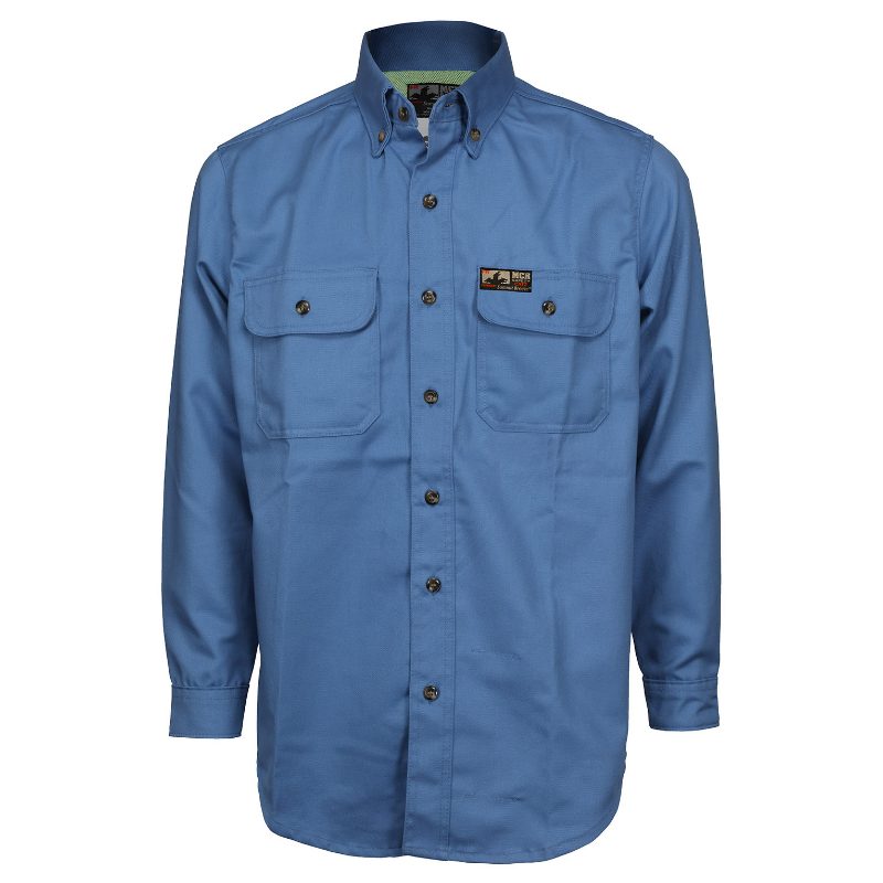 MCR Safety FR Garments FR Long Sleeve Work Shirt Red LT (S1RLT)