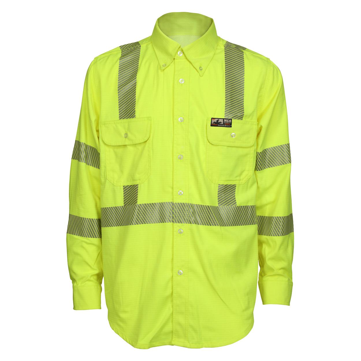 MCR Safety FR Garments FR Long Sleeve Work Shirt Red X2T (S1RX2T)