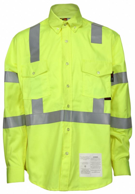 MCR Safety FR Garments FR Long Sleeve Work Shirt Red X4 (S1RX4)