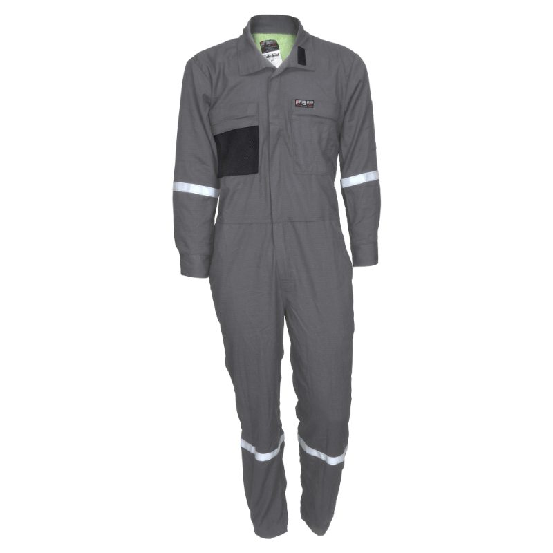 MCR Safety FR Garments Summit Breeze Coverall 5.5 oz Inhnt Gray (SBC101138T)