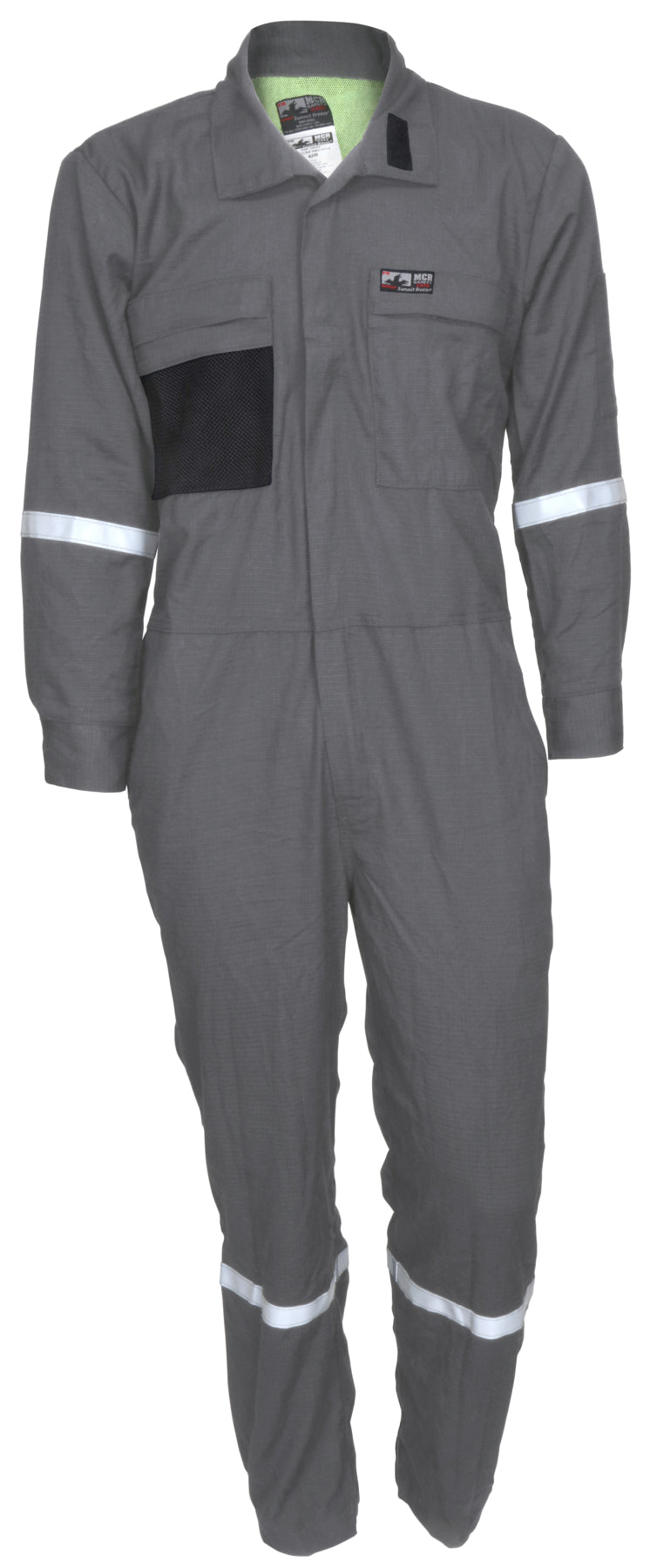MCR Safety FR Garments Summit Breeze Coverall 5.5 oz Inhnt Gray (SBC101144)