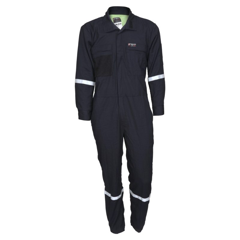 MCR Safety FR Garments Summit Breeze Coverall 5.5 oz Inhnt Navy (SBC101252)