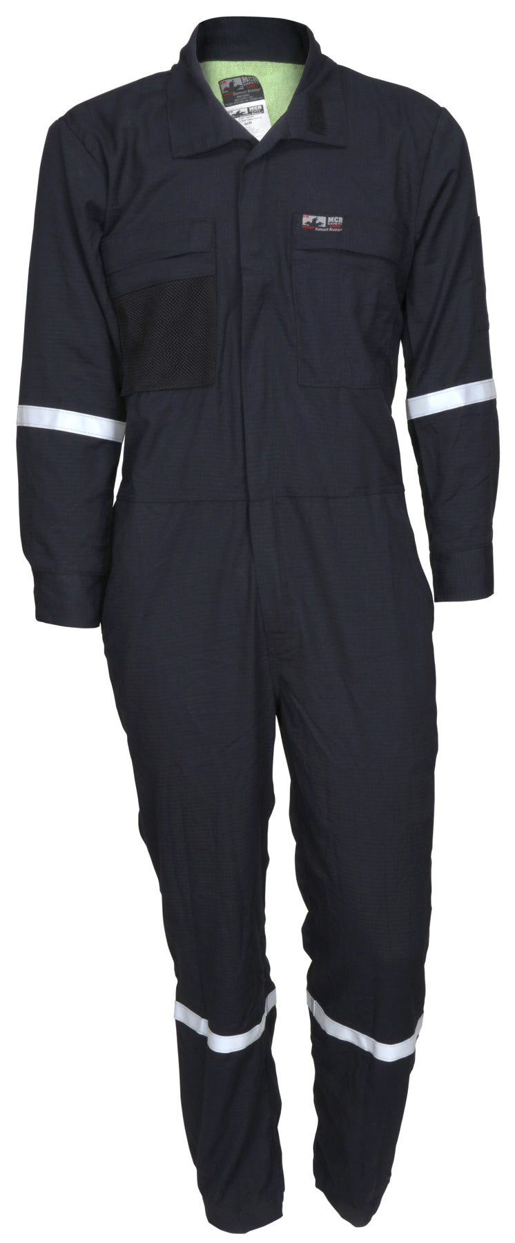 MCR Safety FR Garments Summit Breeze Coverall 5.5 oz Inhnt Navy (SBC101260T)