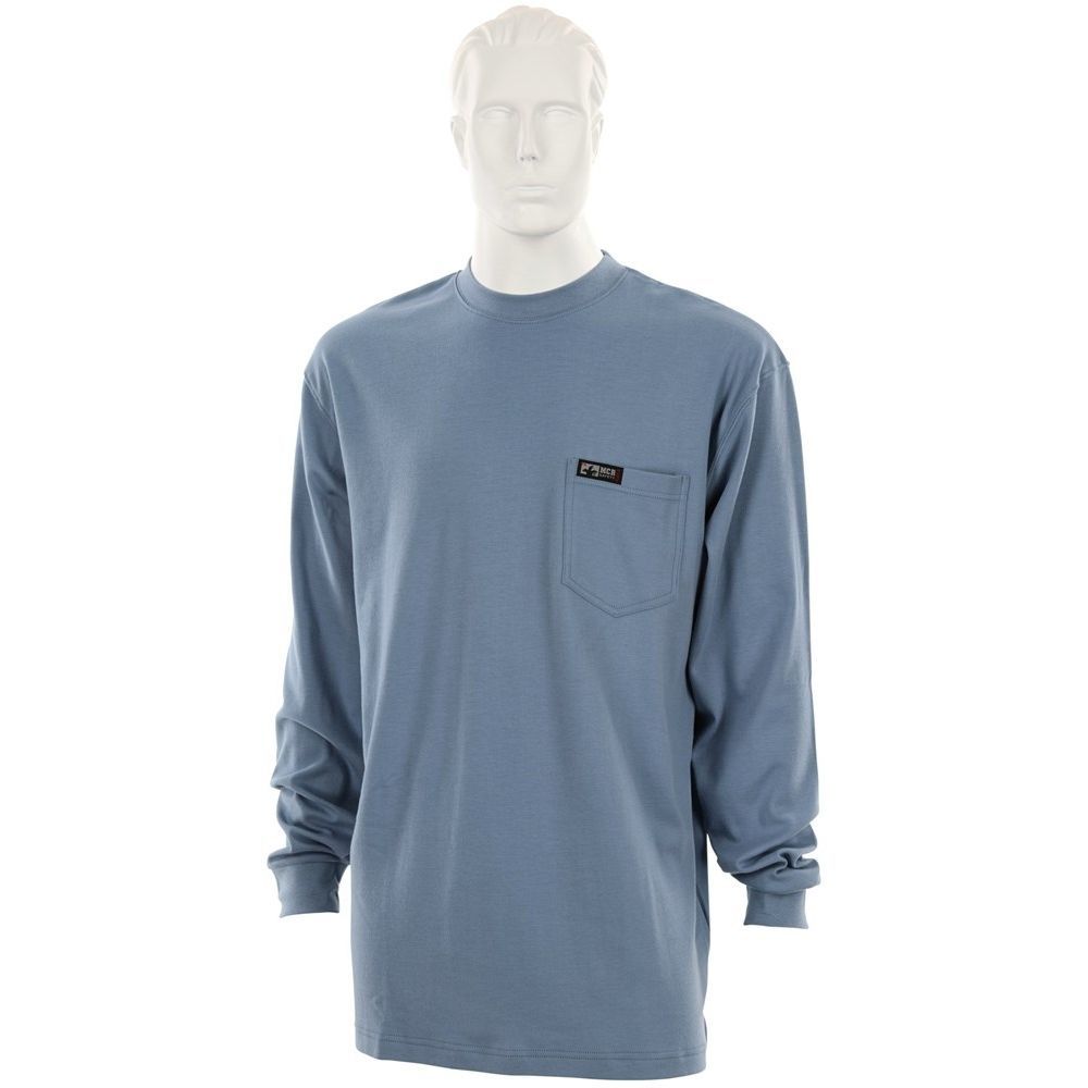 MCR Safety FR Garments Smit Brze Ryl Blu Trip Trim Cvrll 7 oz. (SBC203552T)