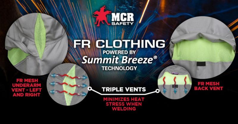 MCR Safety FR Garments Smit Brze Ryl Blu Trip Trim Cvrll 7 oz. (SBC203554T)