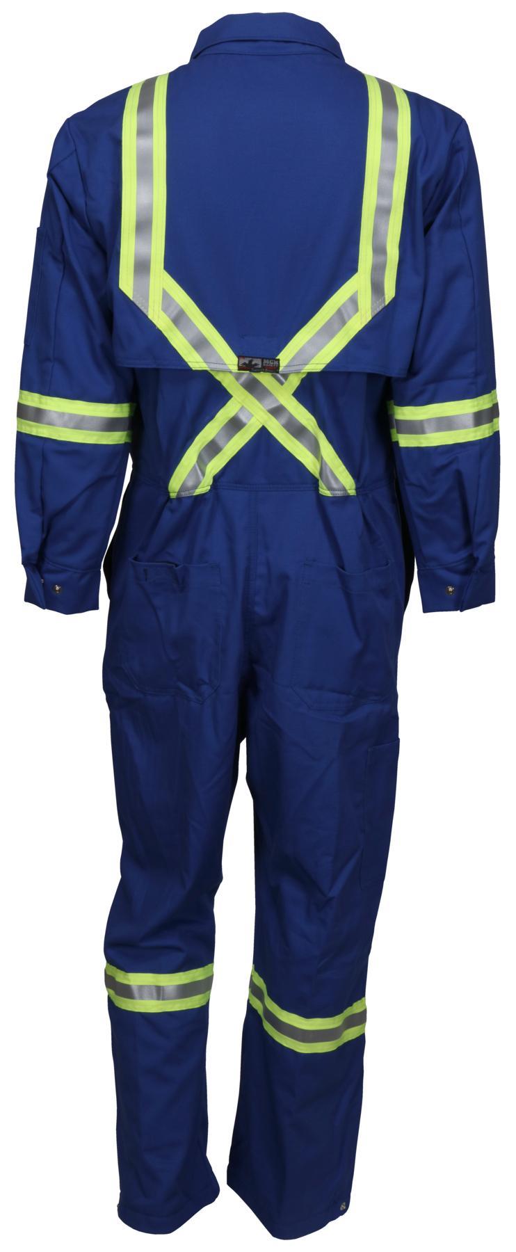 MCR Safety FR Garments Smit Brze Ryl Blu Trip Trim Cvrll 7 oz. (SBC203560)