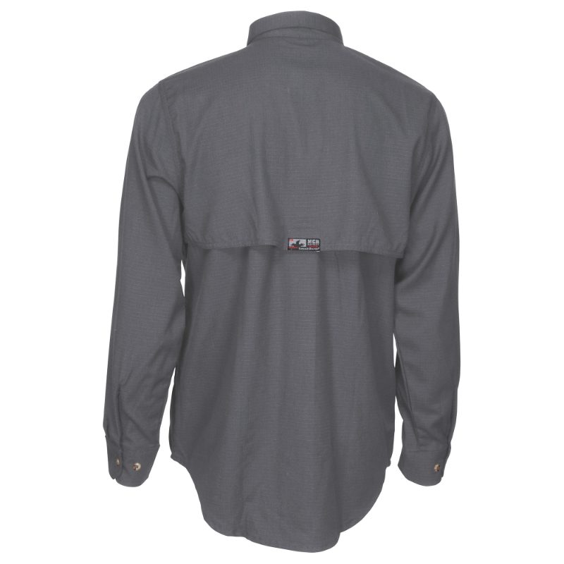 MCR Safety FR Garments Summit Breeze 5.5 oz. Inhnt Shirt Gray (SBS1001XL)