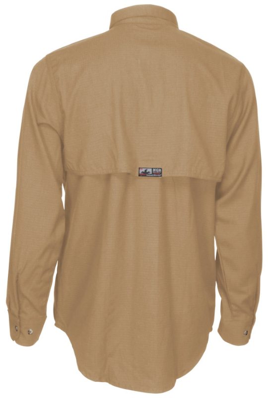 MCR Safety FR Garments Summit Breeze 5.5 oz. Inhnt Shirt Tan X4 (SBS1003X4)