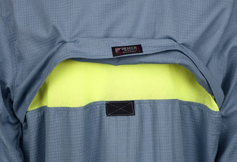 MCR Safety FR Garments Summit Brze 5.5 oz. Inhnt Shirt Med. Blu (SBS1006S)