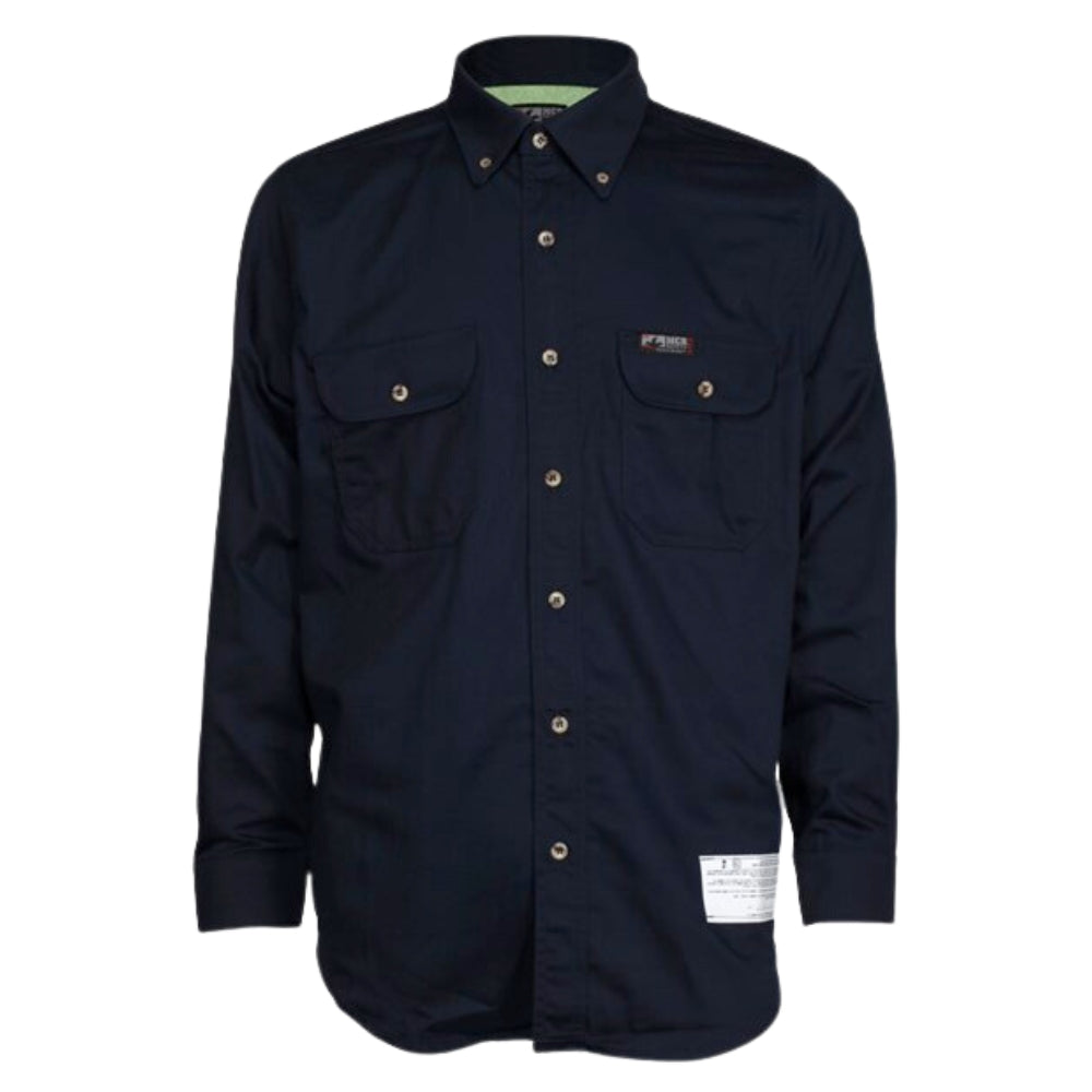 MCR Safety FR Garments Summit Breeze Shirt 7.0 oz. Cotton Navy (SBS2002X5T)