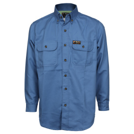MCR Safety FR Garments Summit Breeze Shrt Med. Blu 7 oz. Cotton (SBS2006XLT)