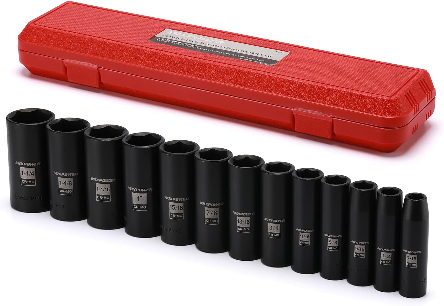1/2" DR x 1/2" Deep Impact Socket – 6 Point