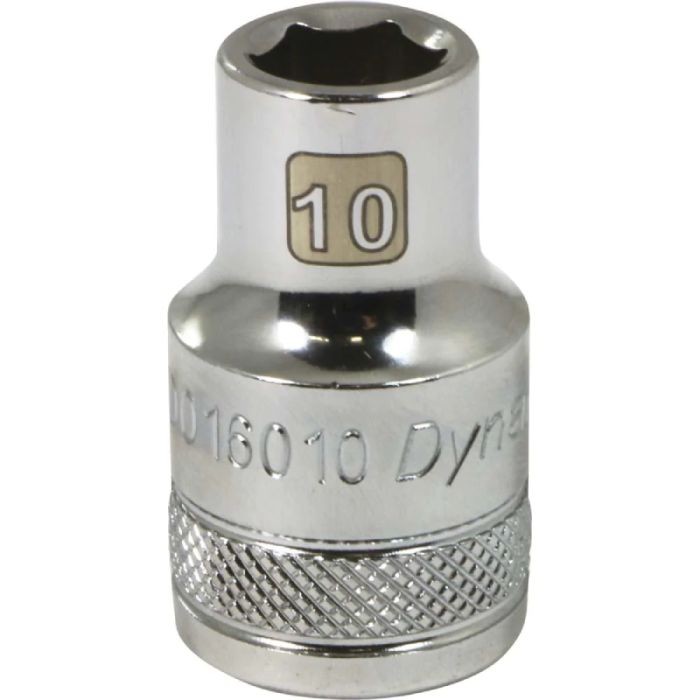 1/2" DR x 10 mm Regular Chrome Socket – 6 Point