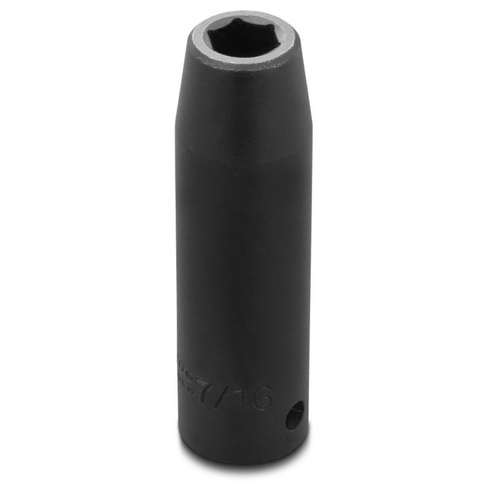 1/2" DR x 7/16" Deep Impact Socket – 6 Point