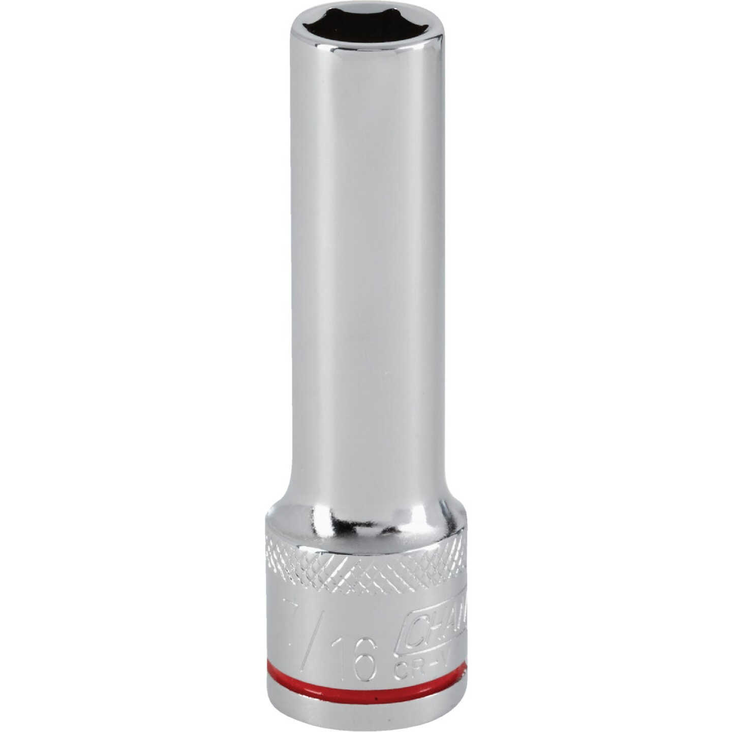 1/2" DR x 7/16" Regular Chrome Socket – 6 Point