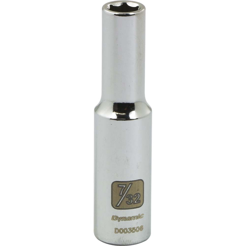 1/4" DR x 7/16" Deep Chrome Socket – 6 Point