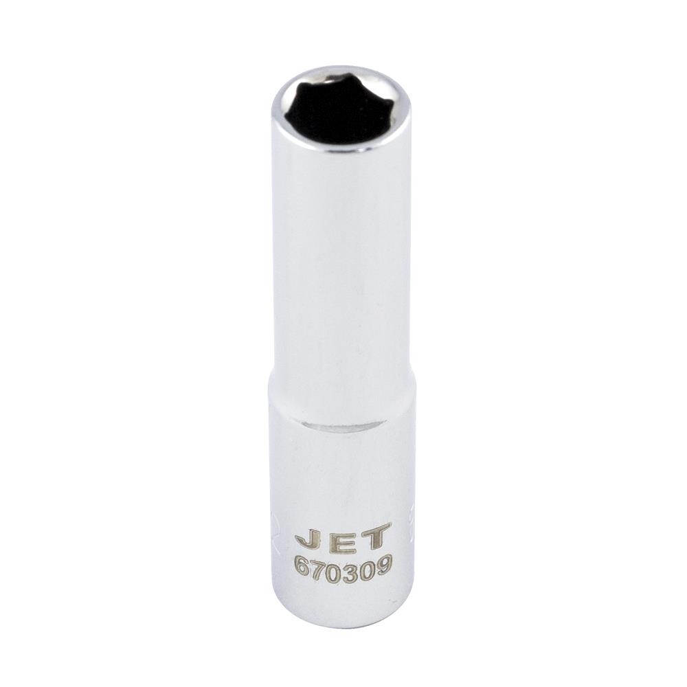 1/4" DR x 9 mm Deep Chrome Socket – 6 Point