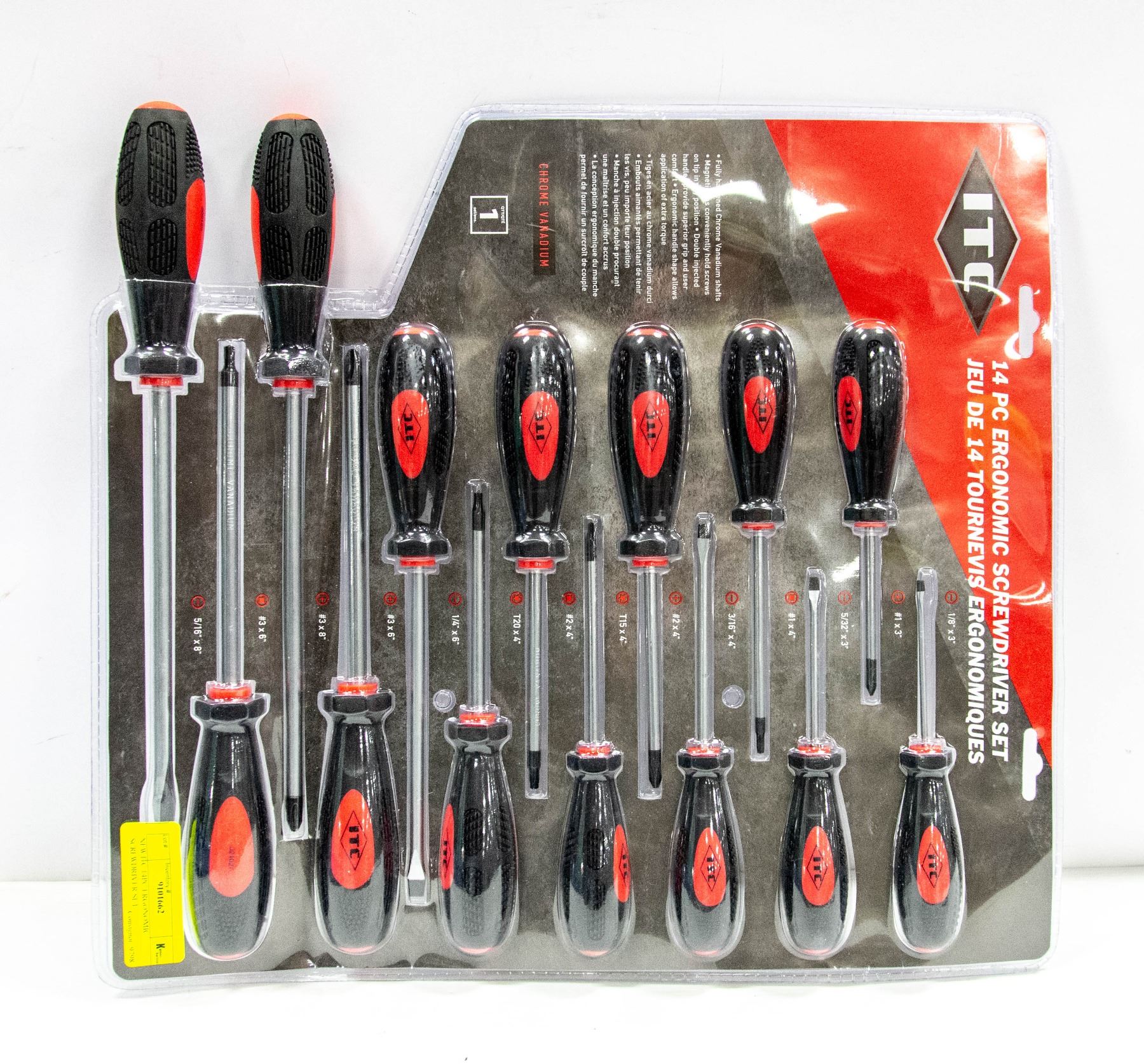 Ergonomic Screwdriver Set – 14pc