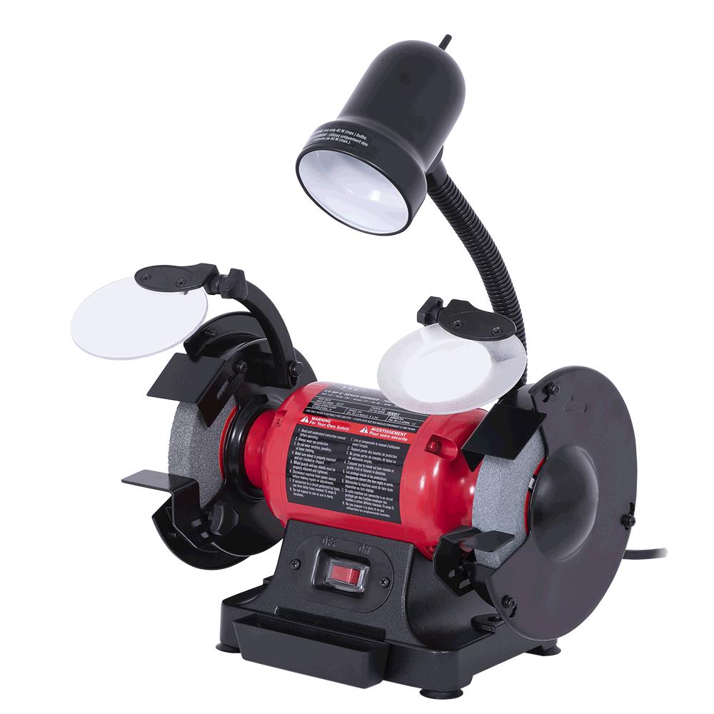 8" Bench Grinder – 3/4 Horsepower – Heavy Duty – max. 3,450 RPM