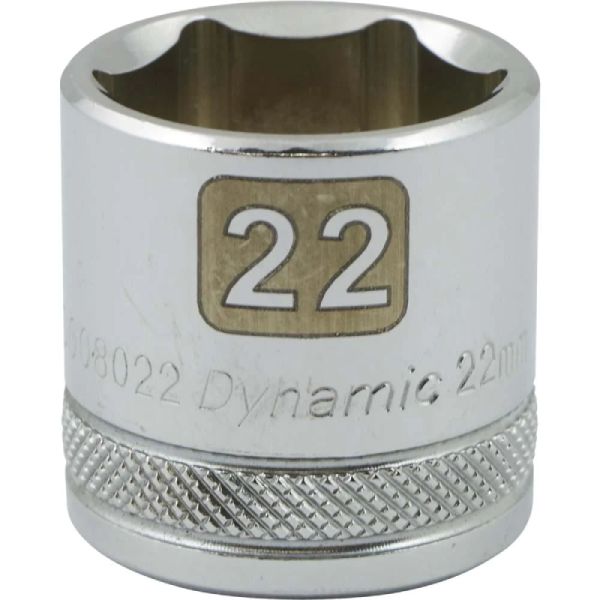 3/8" DR x 22 mm Regular Chrome Socket – 6 Point