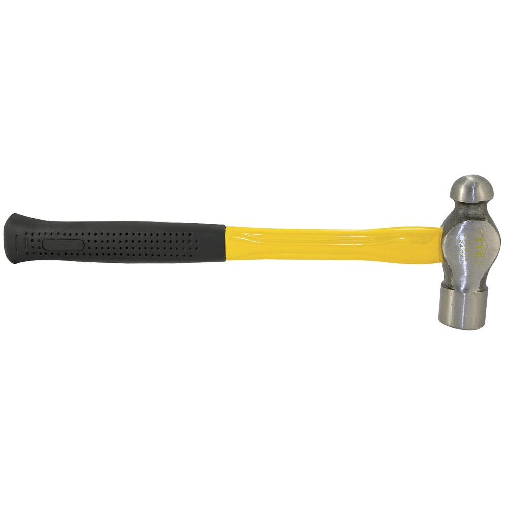 Ball Pein Hammer – Fiberglass Handle – 2 lb Head – Yellow