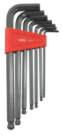 7 PC SAE Ball Nose Hex Key Set