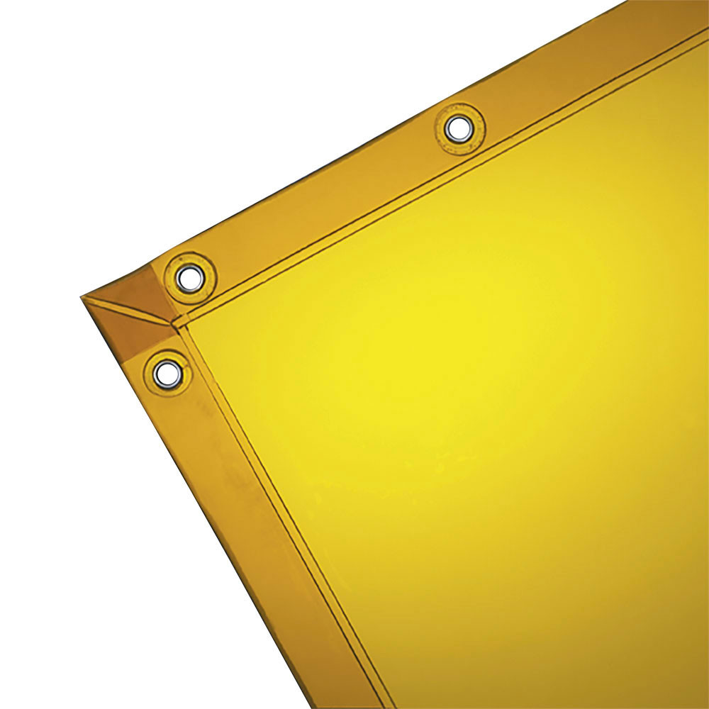 Welding Curtain – 14 mm Transparent – Gold – 6' x 8'
