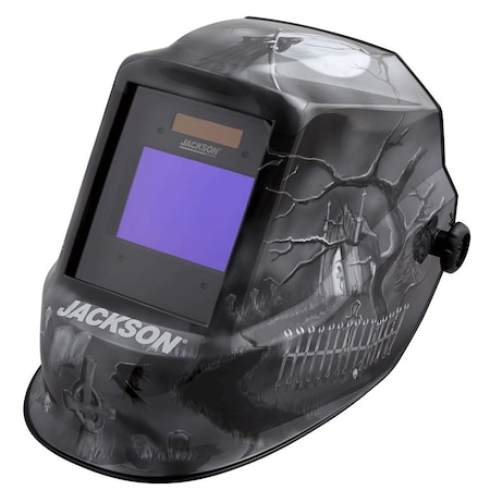 Premium Graphic Welding Helmet –ADF Fixed Shade 10 – 6 Feet Under