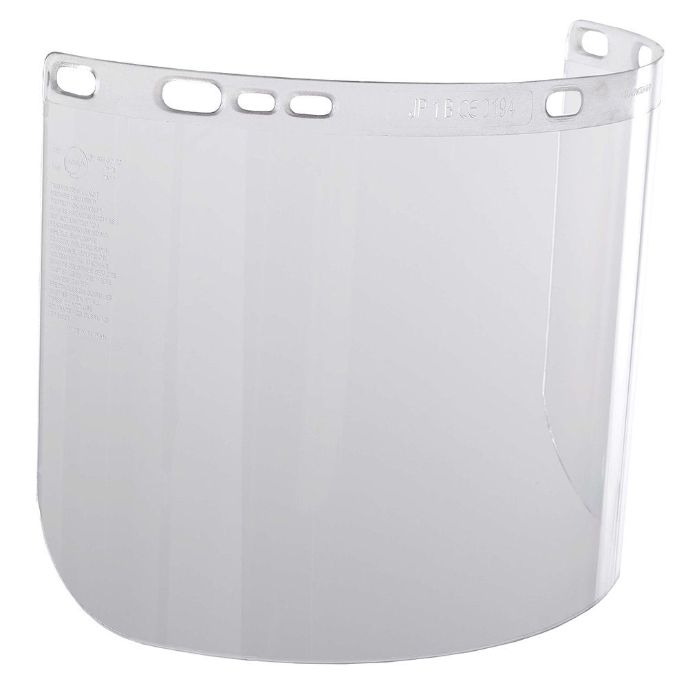 Polycarbonate Face Shield Window – Shape B – Molded – Clear