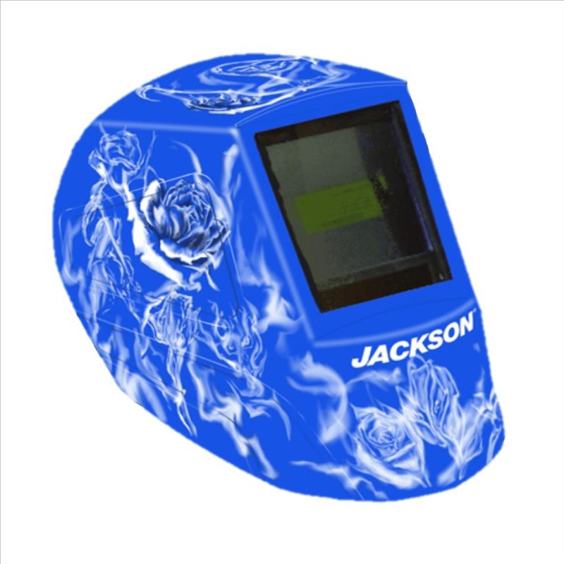 Premium Graphic Welding Helmet – ADF Fixed Shade 10 – Reapers n’ Roses