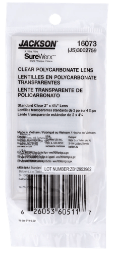 Safety Outer Plates – Polycarbonate – 2" x 4.25"