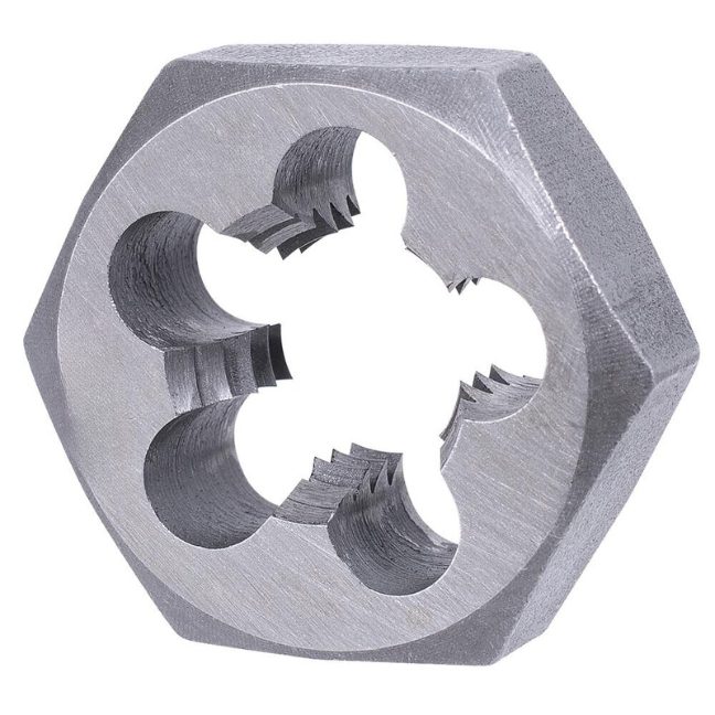 #10-24 NC Alloy Steel SAE Hex Dies – 1" Hex
