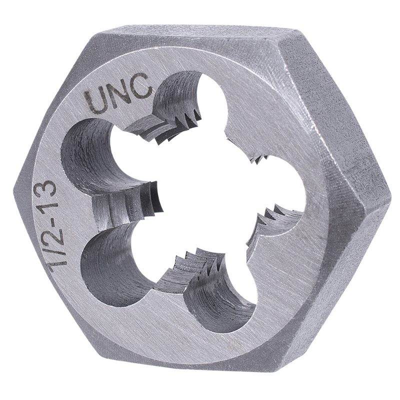#8-32 NC Alloy Steel SAE Hex Dies – 1" Hex