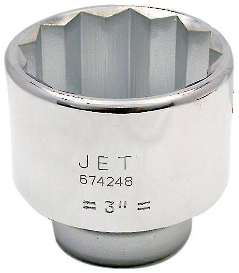 1" DR x 1-1/2" Regular Chrome Socket – 12 pt.