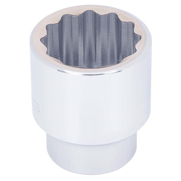 1" DR x 2-1/2" Regular Chrome Socket – 12 pt.