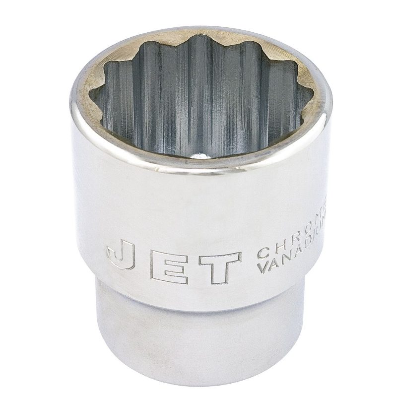 1" DR x 55 mm Regular Chrome Socket – 12 pt.
