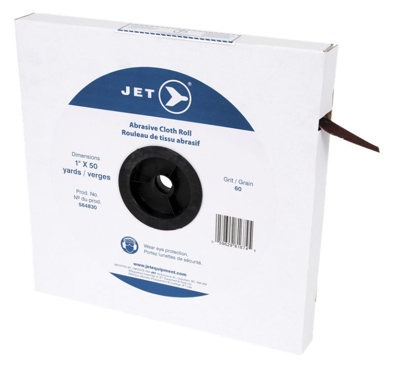 A240 Abrasive Cloth Roll – 1" x 50 yards