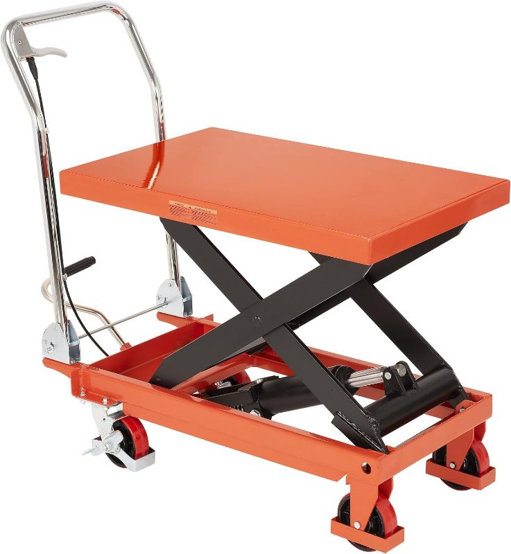1,100 lb Capacity SLC Series Hydraulic Scissor Lift Cart