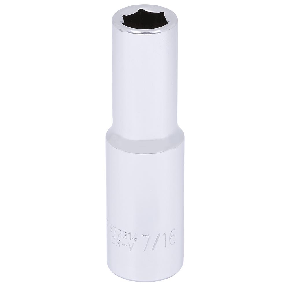 1/2" DR x 11/16" Deep Chrome Socket – 6 pt.
